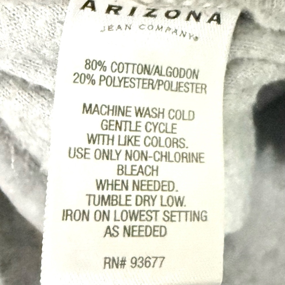 Arizona Jean Company Light Gray Cropped Hoodie - Picture 4 of 9